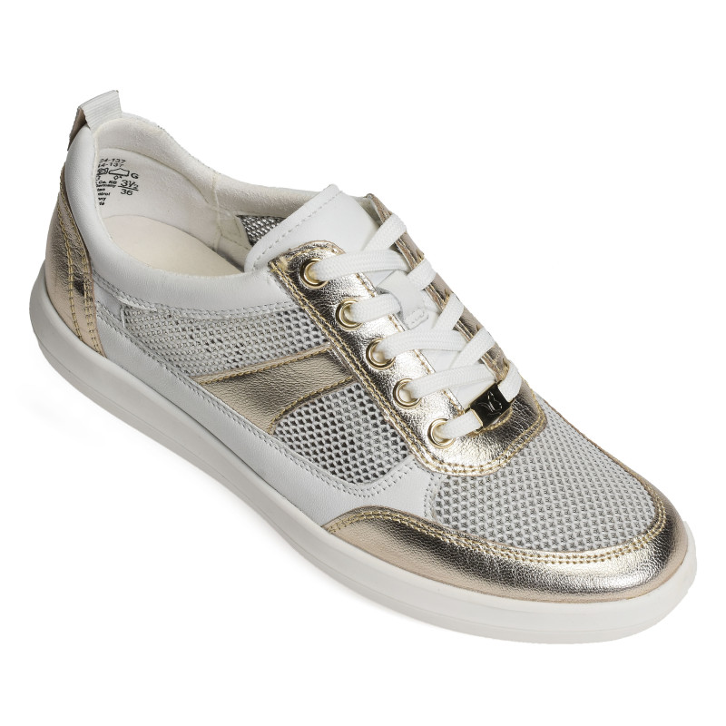 23704 Blanc Or, Sneakers basses Caprice