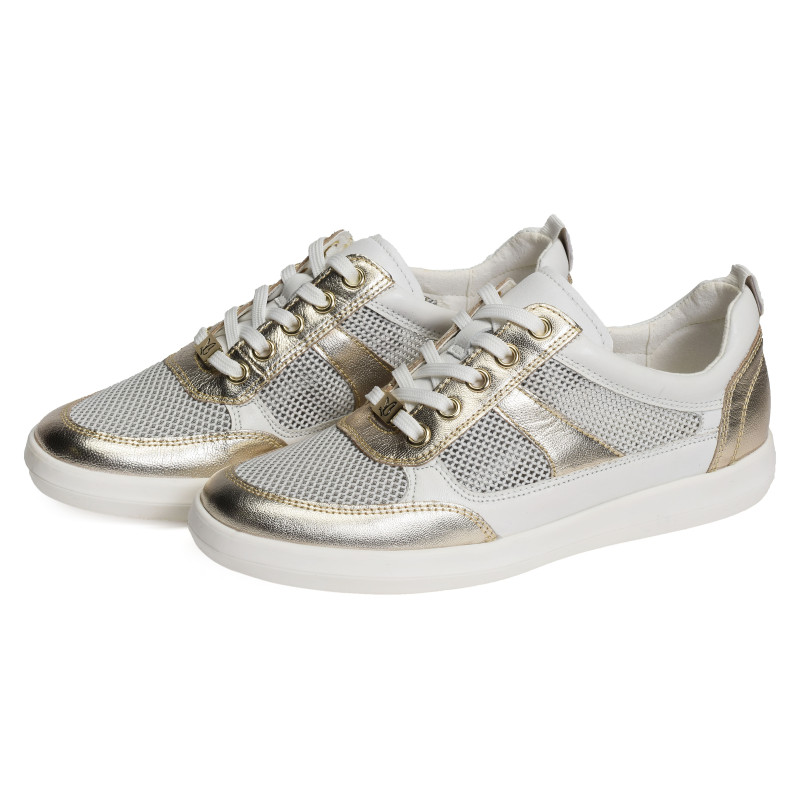 23704 Blanc Or, Sneakers basses Caprice