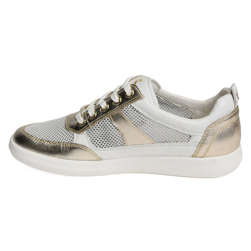 23704 Blanc Or, Sneakers basses Caprice