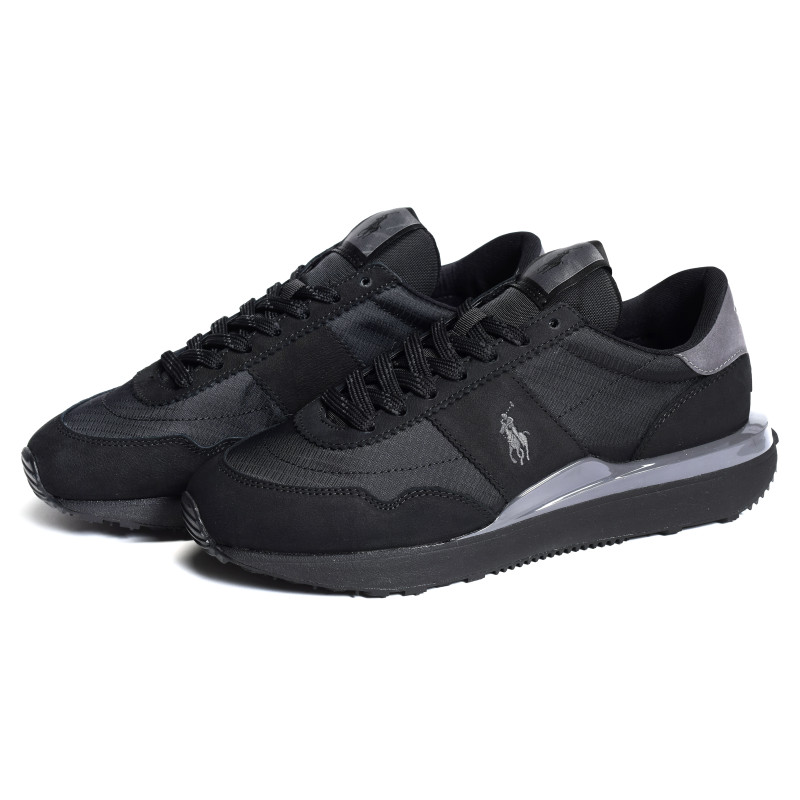 TRAIN 89 Noir Gris, Baskets running Polo Ralph Lauren