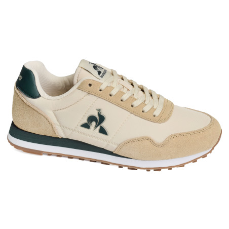 ASTRA Beige Vert, Baskets running Le Coq Sportif