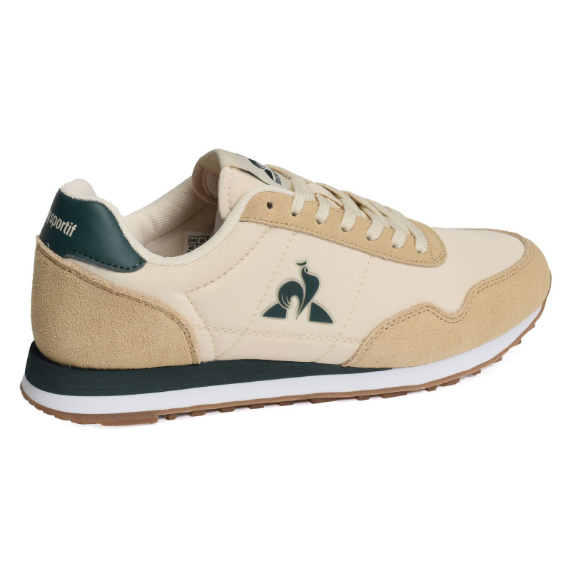 ASTRA Beige Vert, Baskets running Le Coq Sportif