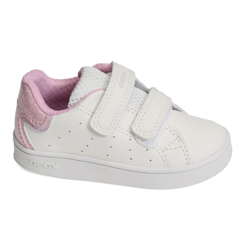 B ECLYPER GIRL A Rose Blanc, Sneakers basses Geox