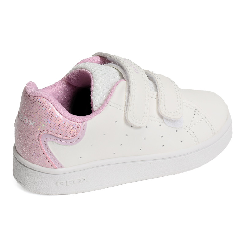 B ECLYPER GIRL A Rose Blanc, Sneakers basses Geox