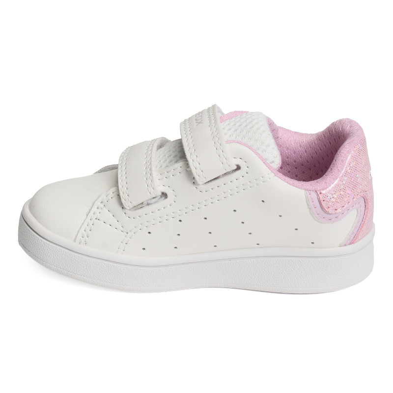 B ECLYPER GIRL A Rose Blanc, Sneakers basses Geox