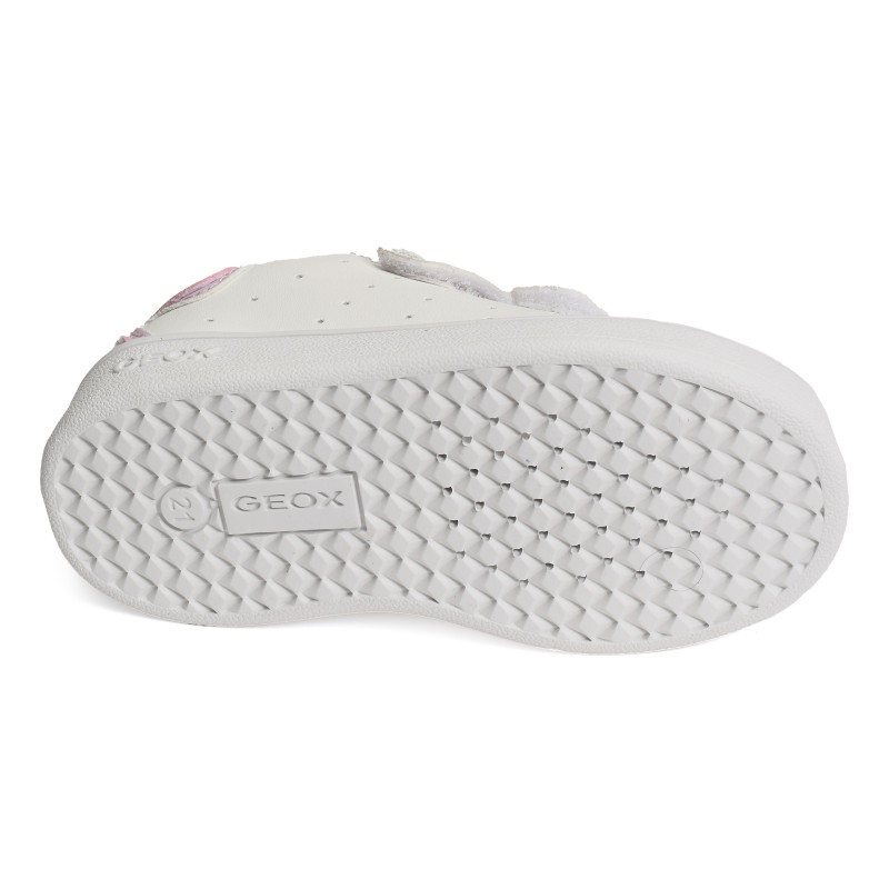 B ECLYPER GIRL A Rose Blanc, Sneakers basses Geox