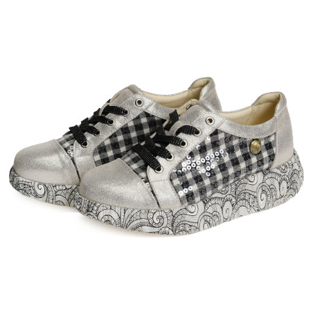 NIKITO 69 Gris Noir, Sneakers basses Laura Vita