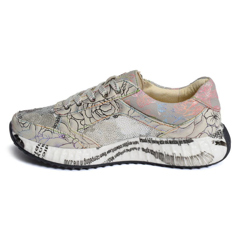 BURTON 1123 Gris Clair, Sneakers basses Laura Vita