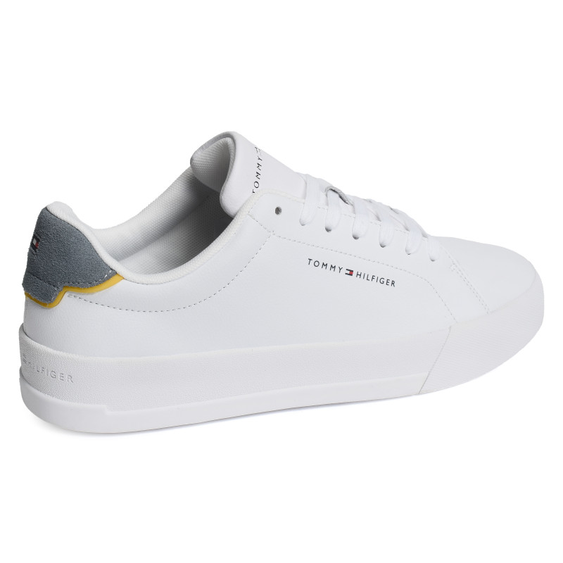 TH COURT LTH 5367 Blanc Gris, Sneakers basses Tommy Hilfiger