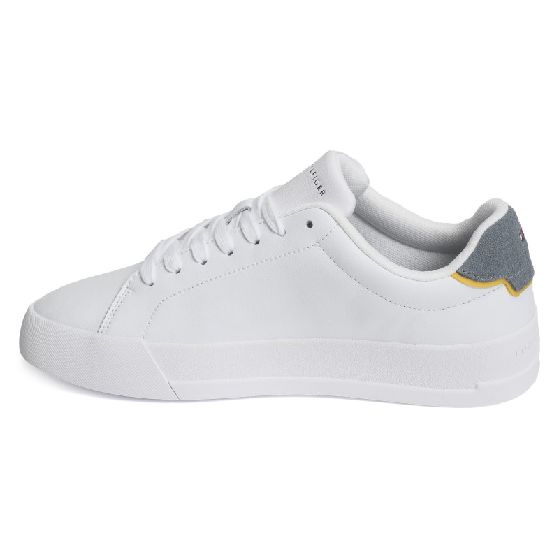 TH COURT LTH 5367 Blanc Gris, Sneakers basses Tommy Hilfiger