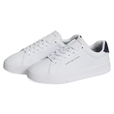 TH COURT LTH 5367 Blanc Marine, Sneakers basses Tommy Hilfiger