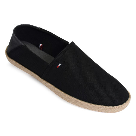 TH ESPADRILLE CORE TEXTILE 5353 Noir, Espadrilles Tommy Hilfiger