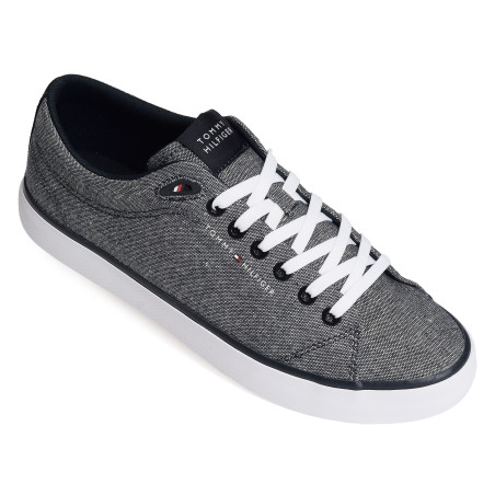 TH HI VULC LOW CORE CHAMBRAY 5389 Marine, Chaussures basses Tommy Hilfiger