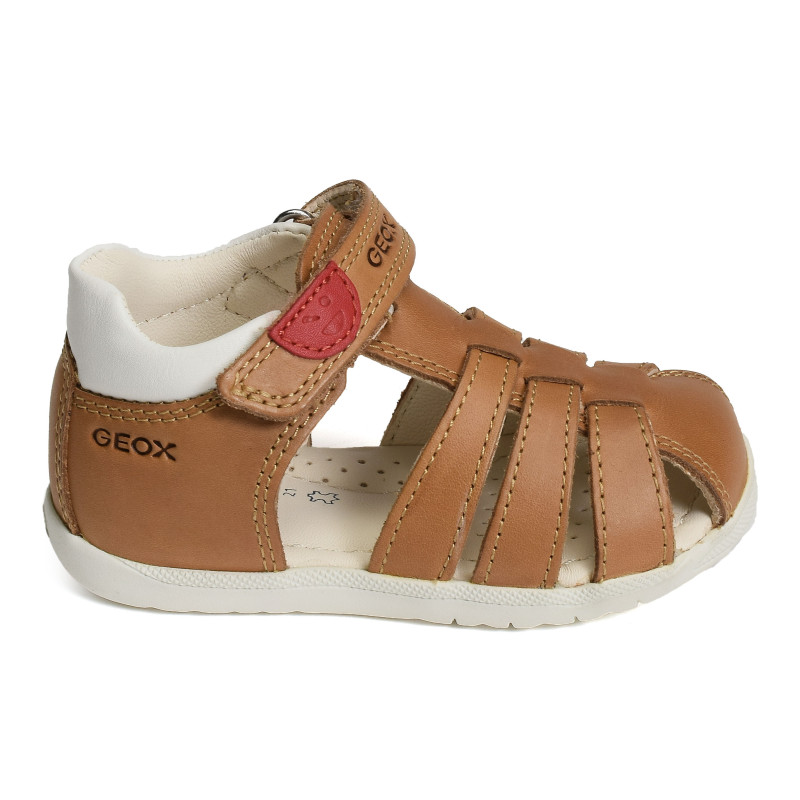 B SANDAL MACCHIA BA Cognac, Sandales plates & Nu-Pieds Geox