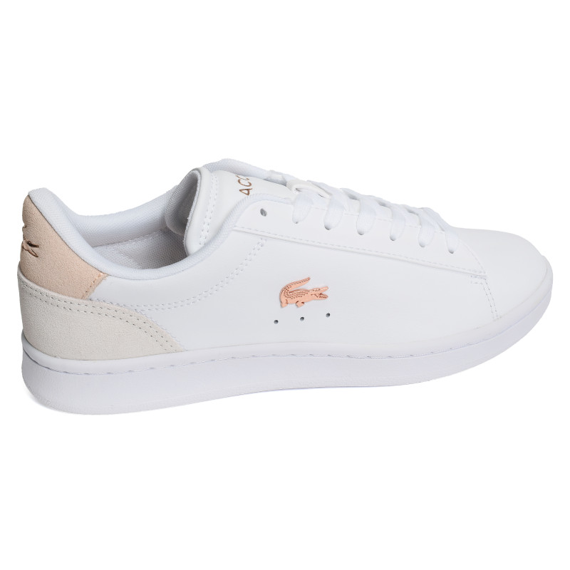 WOMENS CARNABY SET SNEAKERS Blanc Rose, Sneakers basses Lacoste