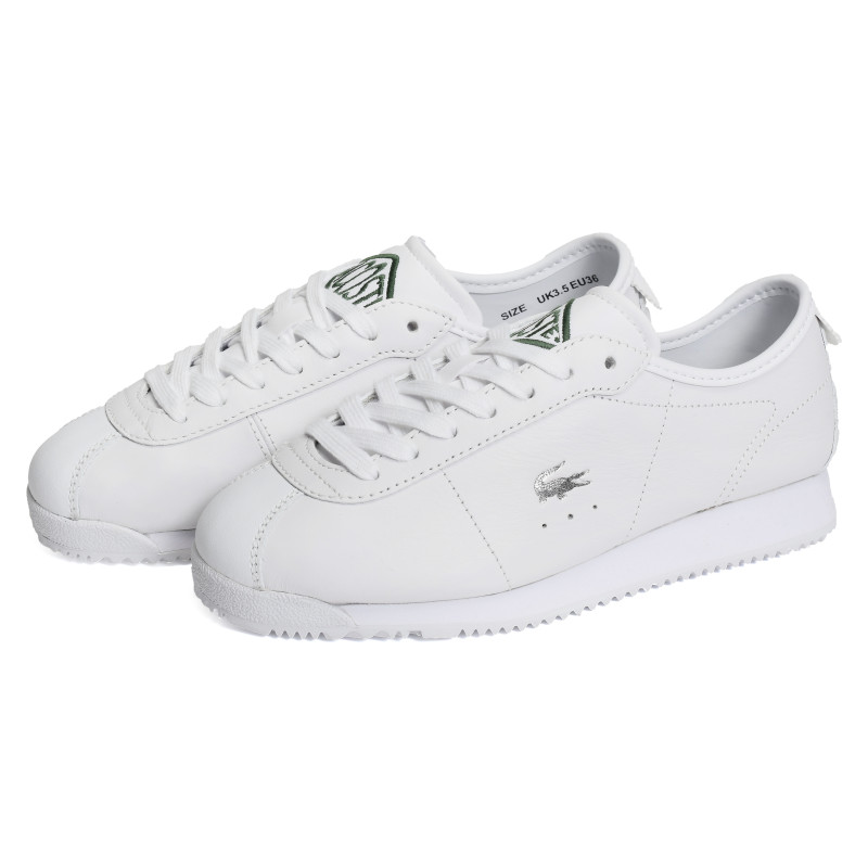 WOMENS CLUB LOW SNEAKERS Blanc Blanc, Baskets running Lacoste