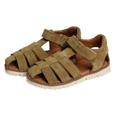 KING Kaki Beige, Sandales plates & Nu-Pieds Babybotte