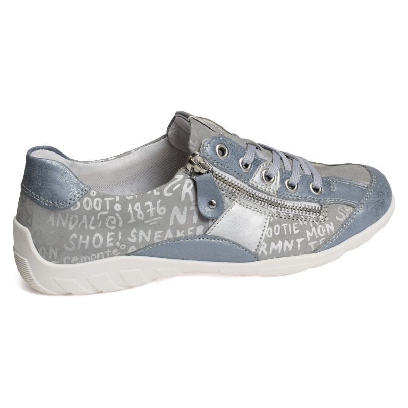 R3403 Bleu, Sneakers basses Remonte