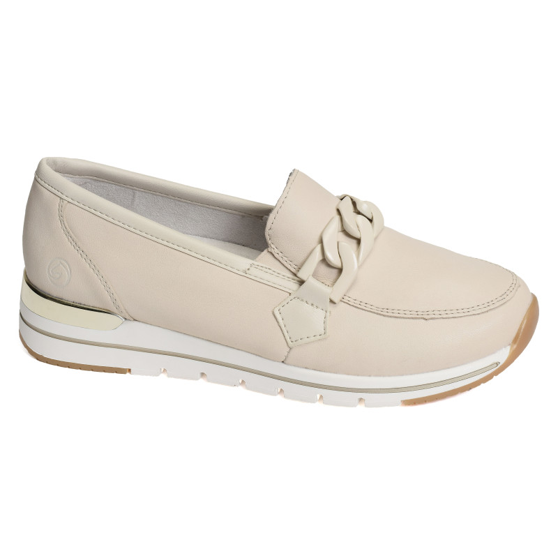 R6711 Beige, Mocassins Remonte