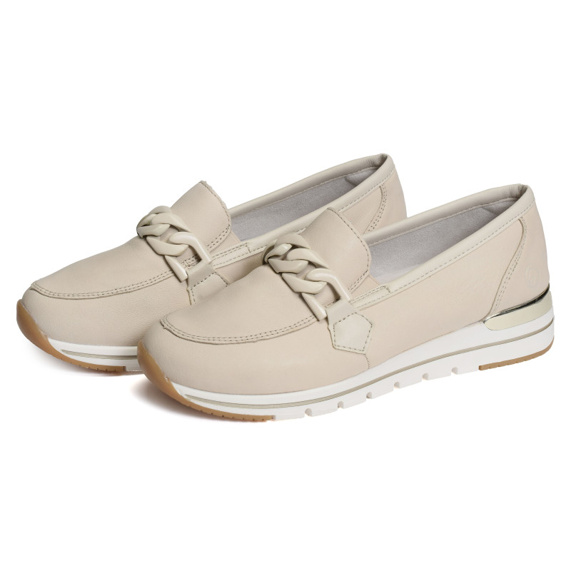 R6711 Beige, Mocassins Remonte