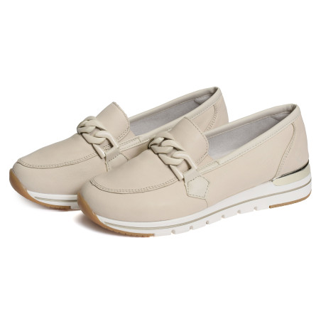 R6711 Beige, Mocassins Remonte