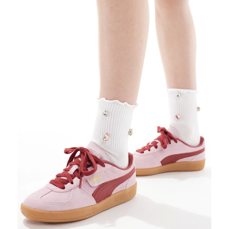 PALERMO Rose Rouge, Sneakers basses Puma