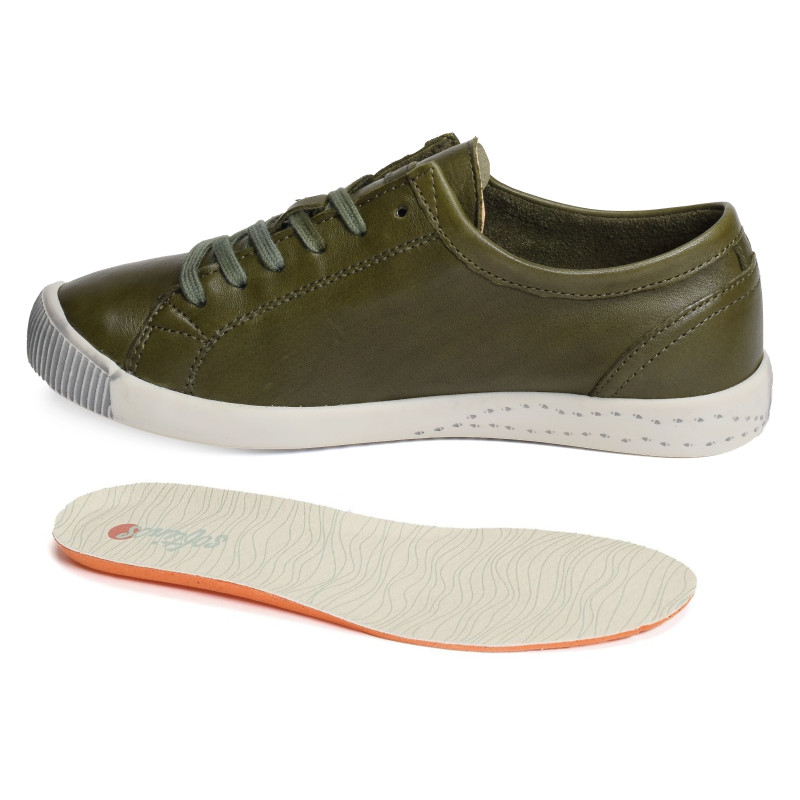 ISLA WASHED Kaki, Sneakers basses Softinos