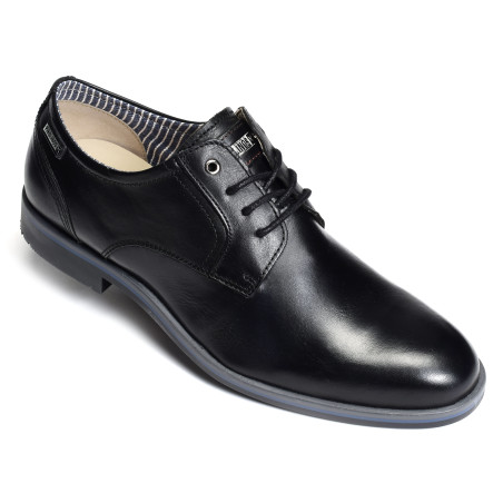 LEON 4130 Noir, Chaussures de Ville Pikolinos