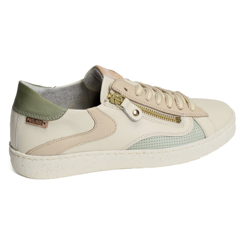 LANZAROTE 6978 Blanc Vert, Sneakers basses Pikolinos