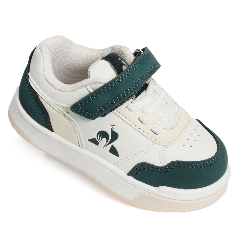 LCS COURT BREAKER INF Blanc Vert, Sneakers basses Le Coq Sportif