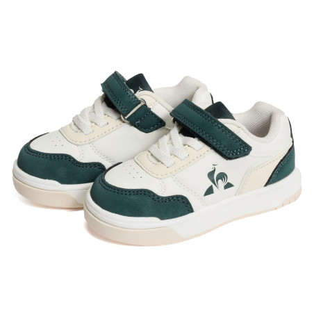 LCS COURT BREAKER INF Blanc Vert, Sneakers basses Le Coq Sportif