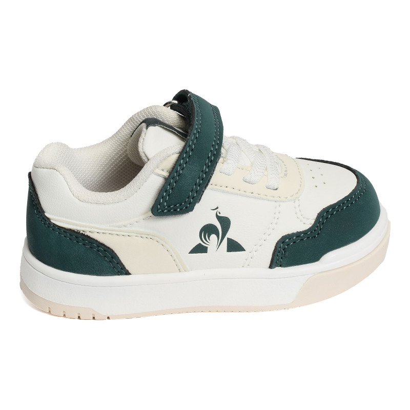 LCS COURT BREAKER INF Blanc Vert, Sneakers basses Le Coq Sportif