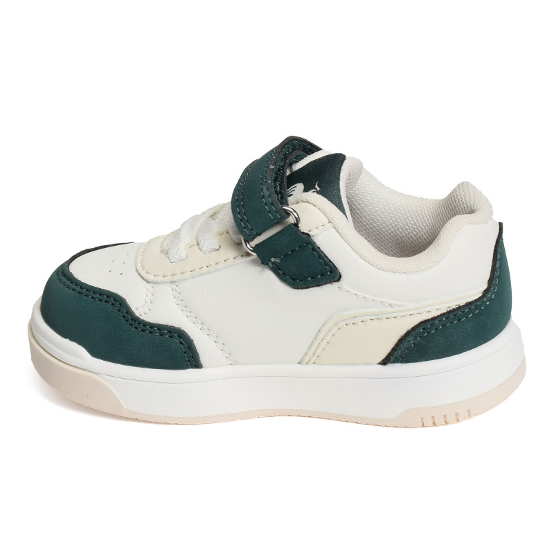 LCS COURT BREAKER INF Blanc Vert, Sneakers basses Le Coq Sportif