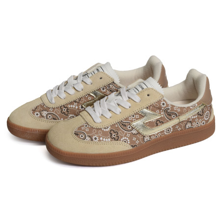 SHEFFIELD JOGGER W Taupe Platine, Sneakers basses Schmoove