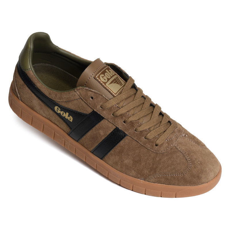 HURRICANE SUEDE TRAINERS Tabac, Sneakers basses Gola