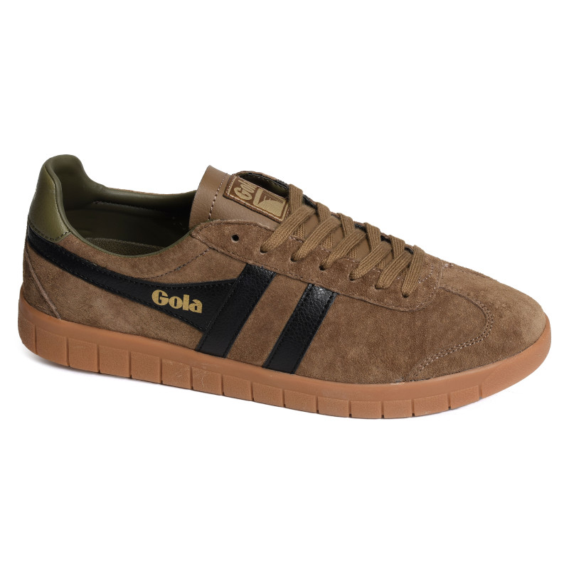 HURRICANE SUEDE TRAINERS Tabac, Sneakers basses Gola