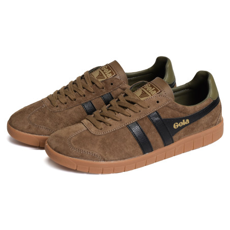 HURRICANE SUEDE TRAINERS Tabac, Sneakers basses Gola