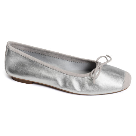 HARMONY Argent, Ballerines Reqins