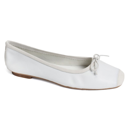 HARMONY Blanc, Ballerines Reqins