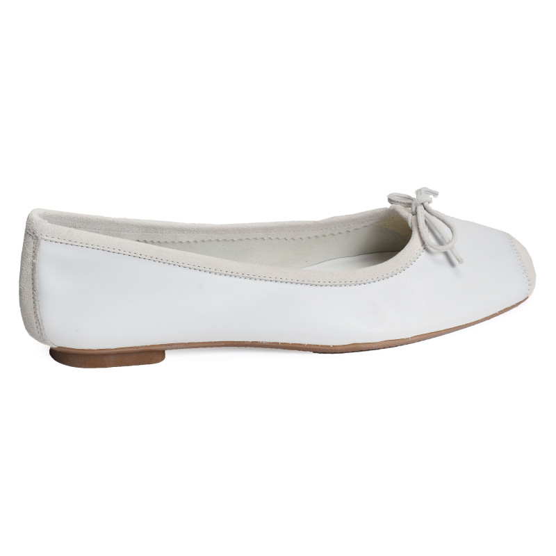 HARMONY Blanc, Ballerines Reqins