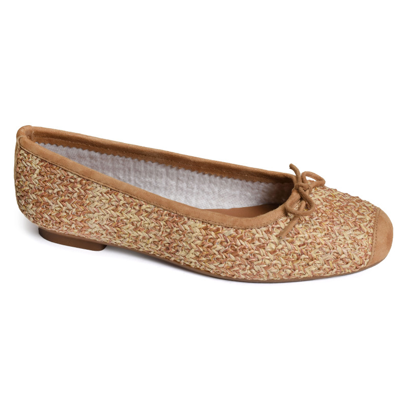 HARMONY PAILLE Camel, Ballerines Reqins