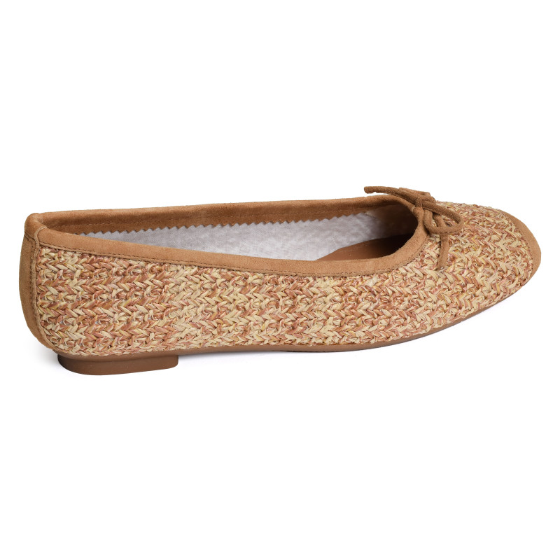 HARMONY PAILLE Camel, Ballerines Reqins