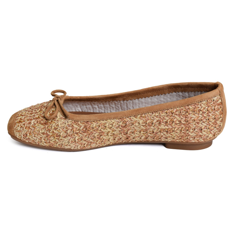 HARMONY PAILLE Camel, Ballerines Reqins