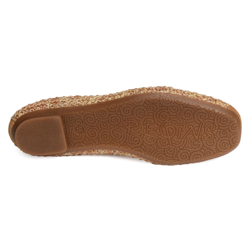 HARMONY PAILLE Camel, Ballerines Reqins