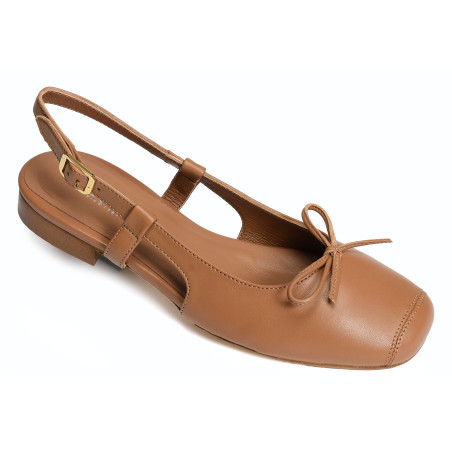 CIRCEE Camel, Slingback Reqins