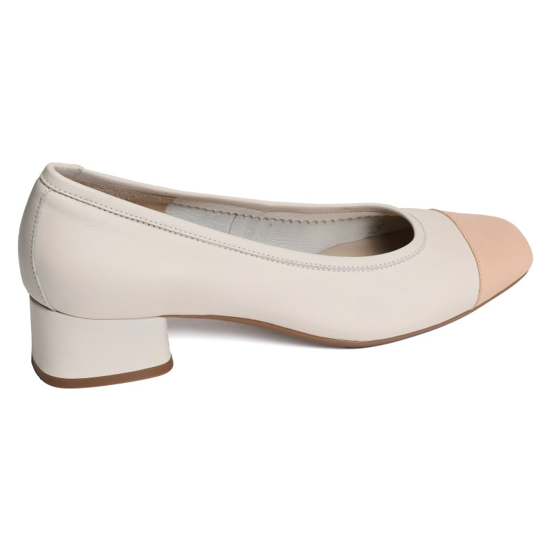 KANA Blanc Beige, Ballerines Reqins