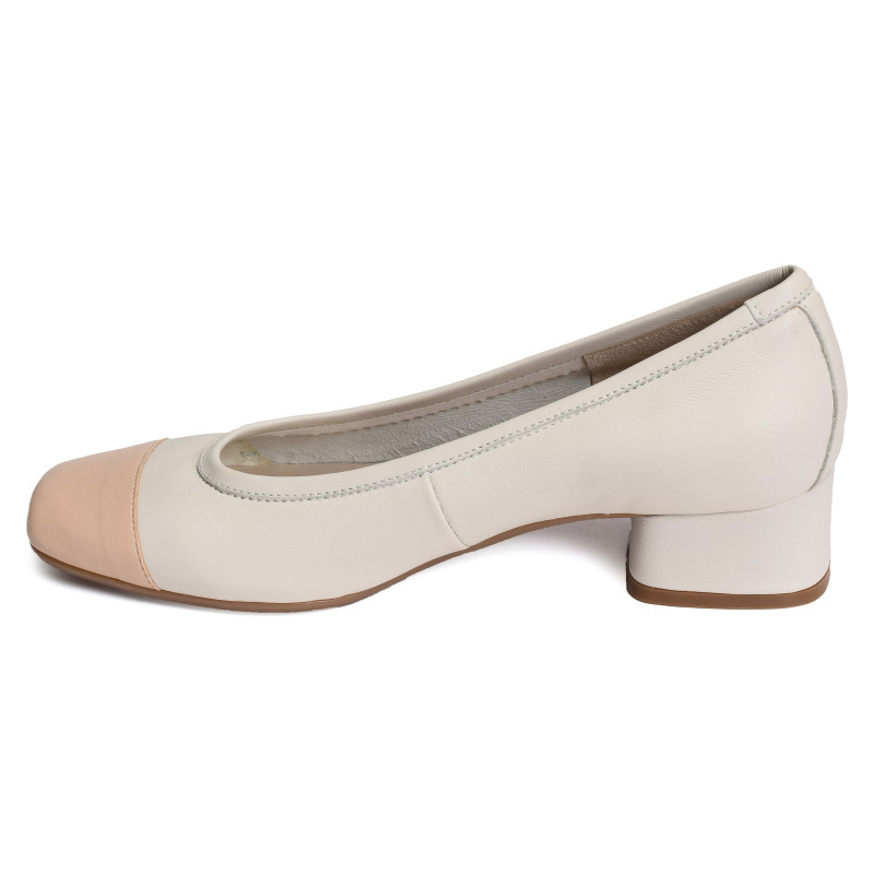 KANA Blanc Beige, Ballerines Reqins