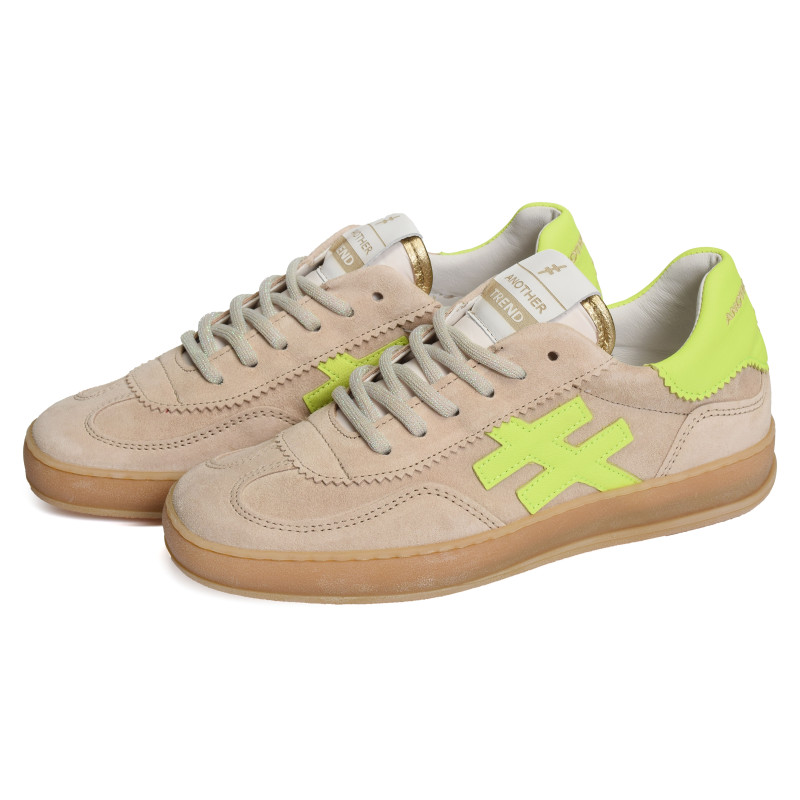 A032 Beige Jaune, Sneakers basses Another Trend