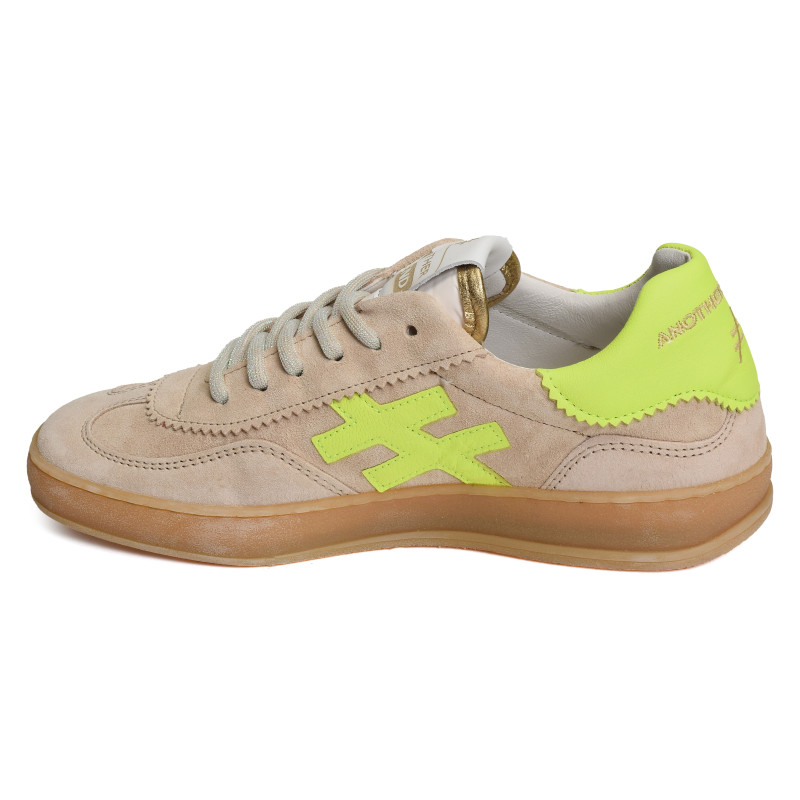 A032 Beige Jaune, Sneakers basses Another Trend