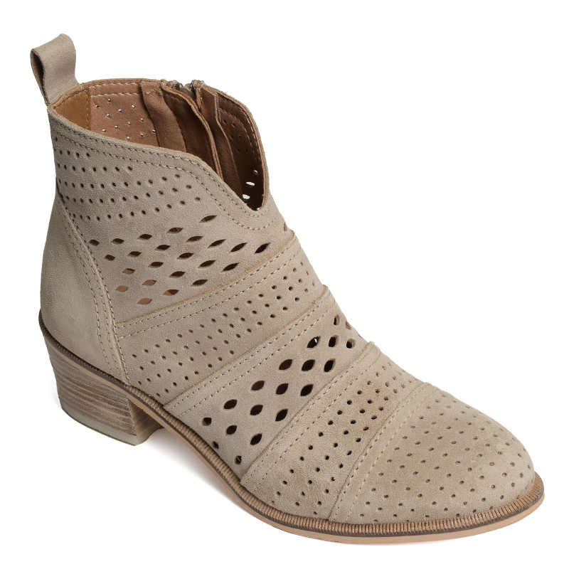 NELLY 5391 Beige, Bottines Alpe